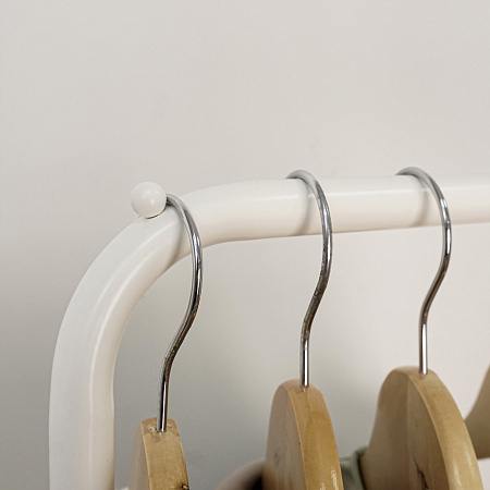 Вешалка напольная "Гардеробная" "Радуга 1", шир.0,82м, выс.1,5м Белый ВНП298 Б/ВГАР1 Б ("ЗМИ") *1