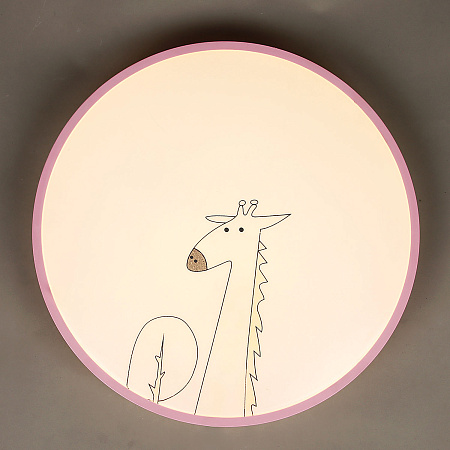 Светильник светодиодный акриловый 400мм 48W 6016Y/24W*2  3 реж., пульт  VERNER LIGHTING *1/10