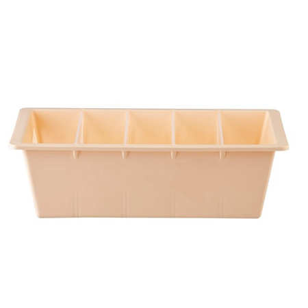 Органайзер кухонный д/пакетиков специй пластм. 5секц. 285х140х85мм арт.368 ("Полимербыт")*1/10