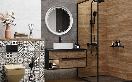 Плитка настенная Boho рельеф 249*500*8 TWU2550BOH07 Alma Ceramica *1,121 / 63,869