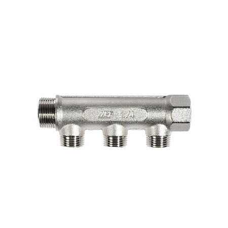 Коллектор 3 выхода 3/4"(Ø20) х 1/2"(Ø15) М/П/П/П/П MPF (ИС.071057) MP-У *1/5/30