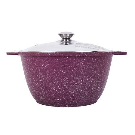 Кастрюля алюм. литая а/приг. Kukmara "Trendy style" Mystery 4,0л Ст.кр. к41tsm *1/3