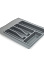 Лоток для столовых приборов пластм. обрезаемый 490х390х45мм Серый М8535 (ЗПИ "Альтернатива") *1/10