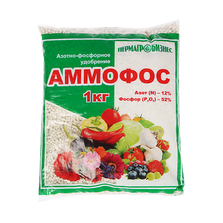 Удобрение Аммофос 1кг (Пермагробизнес) *20