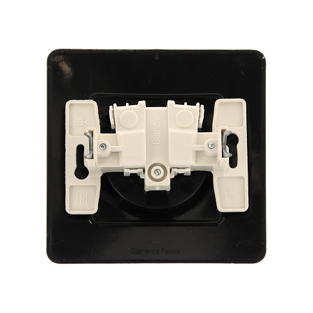 Розетка "BLANCA" СП 1-мест. антрацит 16А 250В  BLNRS000016  *10/20