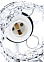 Бра N1916/1W CH E27 1*40Вт ( 270*170*130)  VERNER LIGHTING *1