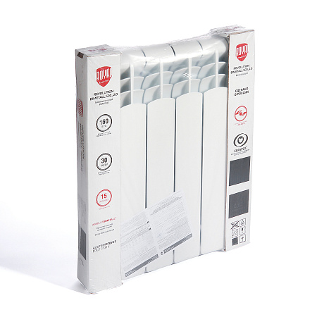 Радиатор отопления биметалл 500/80 6 секц. (960Вт ) Royal Thermo Revolution Bimetall*1