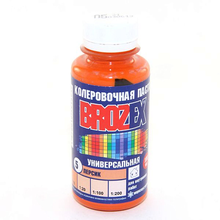 Колер паста персик №05 0,1 л BROZEX *6/108