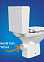 Унитаз-компакт CARINA  CLEAN ON 011 3/5 кр.дюр. slim lift,easy-off,  белый Cersanit *1/9