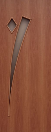 Дверь межкомнатная остеклённая "Триумф-1" Итальянский орех 800мм BROZEX-WOOD  *1