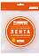 Лента клейкая двусторонняя на вспененной основе Термост. Белая 12мм х5м OE-12-R "ABRO" *1/750