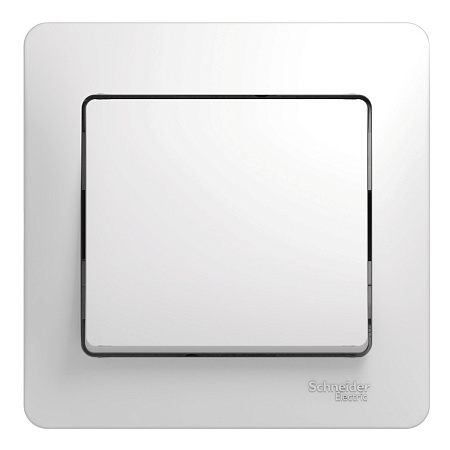 Выключатель "Glossa" СП 1кл. белый в сборе GSL000112   *15/90