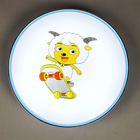 Светильник светодиодный акриловый 400мм 48W 8103/24W*2 02 BLU голубLED3р(т.и х.свет,смеш)S=10м2VERNER LIGHTING *1/10