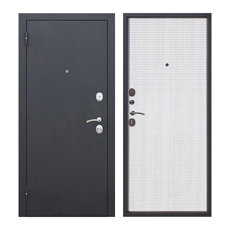 Дверь металлическая 7,5 см ГАРДА МУАР Белый ясень 860х2050 ЛЕВАЯ ФЕРРОНИ *1