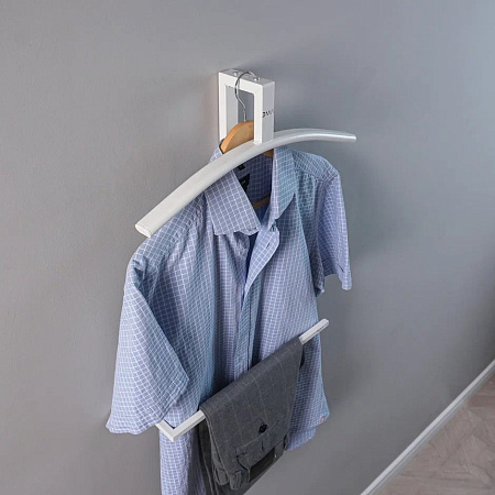 Вешалка надверная/настенная "Торонто 12" шир.440мм Белый ВКНТ12 Б ("ЗМИ") *1