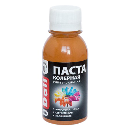Колер паста бежевый 0,1 кг ДАЛИ *8/48