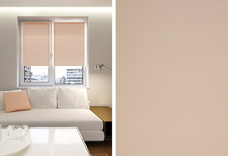 Штора рулонная Лестер пудра 61,5*175 Легранд *1/6