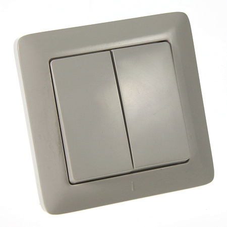 Выключатель "Хит" СП 2кл. белый ВС56-234-б  *10/96