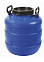 Бочка пластм. 30л, винт. крышка+внутр.кр."антивсплеск", навесн. ручки, горл.d188мм Цв."Радиан" *1/3