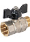 Кран шаровый 1/2" (Ø15) М/П ручка LD Pride 47.15. (аналогХЮ76) *1/17