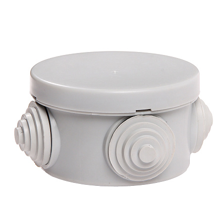 Коробка распаячная 4 вх. ОП D65х40мм  IP54 TDM SQ1401-0501 инд. штр-код *10/180
