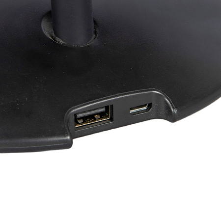 Светильник настольн. Старт СТ201 (светодиодный 6Вт сенсорное вкл, диммер, USB) черный 220В   *1/8