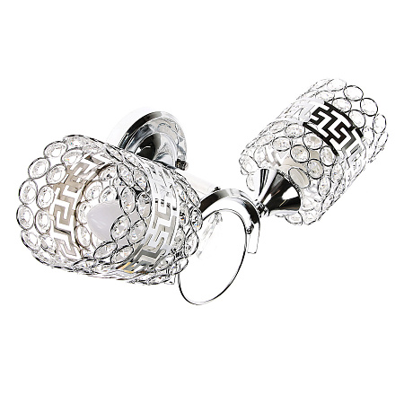 Бра N1916/2W CH E27 2*40Вт (230*150*450)  VERNER LIGHTING *1