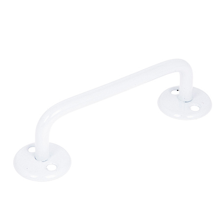 Ручка-скоба 100-3 белая б/шур. (индивидуальная упаковка) ДомоСтрой *10