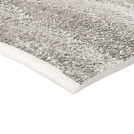 Теплоизоляция для бань и саун Пенотерм НПП 10мм ЛФ (фольгированный ширина 1,2м*15п.м)  *15м