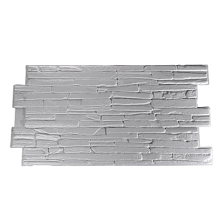 Панель стеновая ПВХ "ГРЕЙС" Кварцит серый (980*500 мм) *10