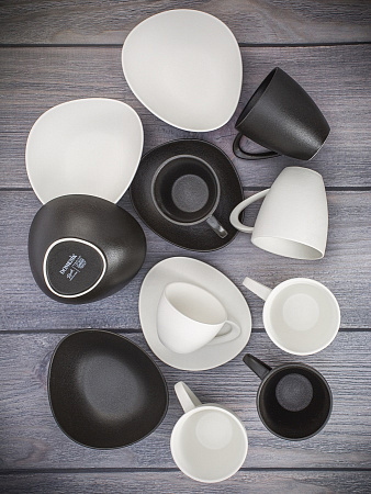 Кружка фарфор. Domenik 360мл "Rock White" DM8015 *6/24