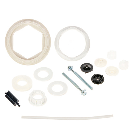 Арматура бачка (КОМПЛЕКТ) кнопка/хром, боковая, Уклад АБ (А 110.56.14.3/АБ 66.56.14.3) *1/30