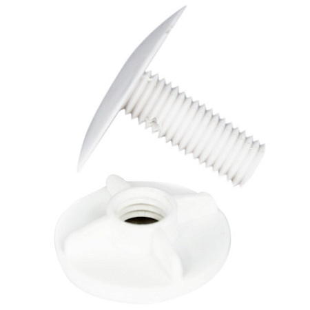 Заглушка отверстия умывальника под смеситель 50мм белая (ИС.130497) *5/200