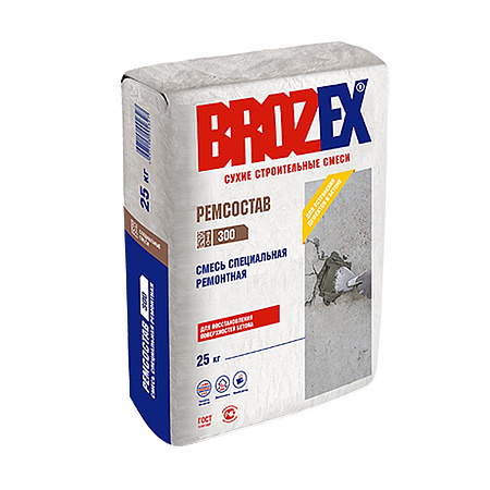 Ремсостав 300 быстротвердеющий 25 кг BROZEX *1/56