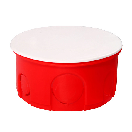 Коробка распаячная СП D80х40мм крышка IP20  TDM SQ1402-1907 инд. штр-код *1/10/175
