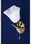 Бра K1373/1W  АВ  Кувшинка   1*60W E14  220V  (h=300, w=170, l=190)    VERNER LIGHTING *1