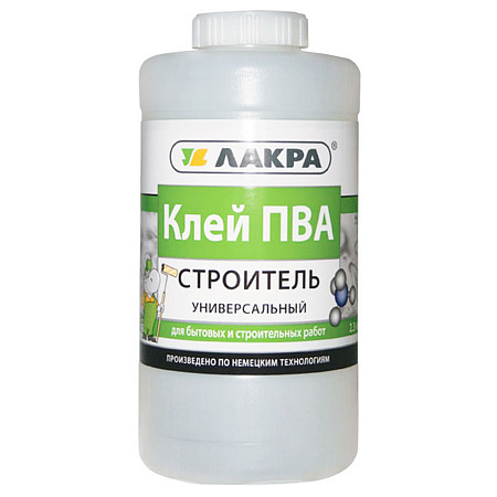 Клей ПВА  универсальный "Строитель" 2,3 кг Лакра  *6/216
