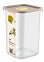 Банка для продуктов пластм. "Vanilla" 1,2л 105x105x160мм Латте SE168510005 "Sugar&Spice" *1/9