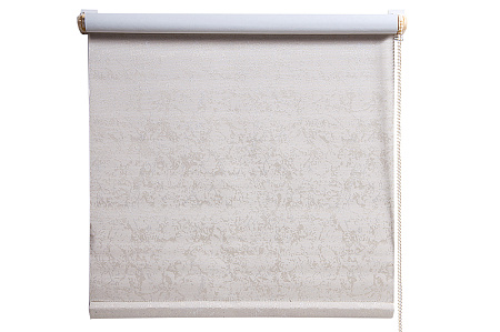 Штора рулонная Блэкаут ВЕНЕЦИЯ белое золото 60*160 Магеллан *1/8