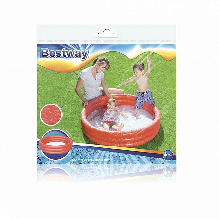 Бассейн надувной детский 122x25 см "Сияние" Bestway, цвет микс  (51025) *1/6