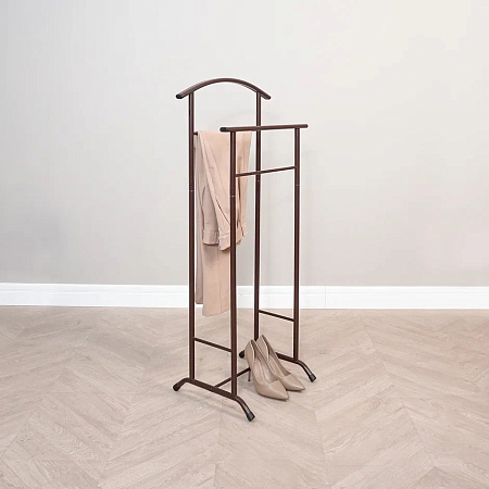Вешалка напольная с перекладинами "Костюмная" "Стиль 3" выс.1,08м,шир.0,47м Кор. ВНП 300 КОР *1