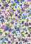 Клеёнка на нетканой основе "Dekorama" "Цветы голубые" шир.1,40м 218 В *20