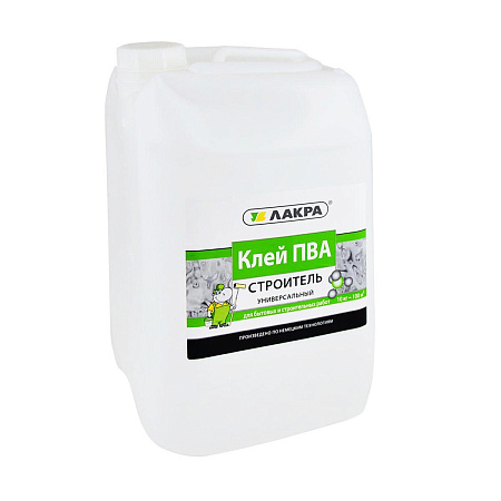 Клей ПВА  универсальный "Строитель" 10 кг Лакра *1/60
