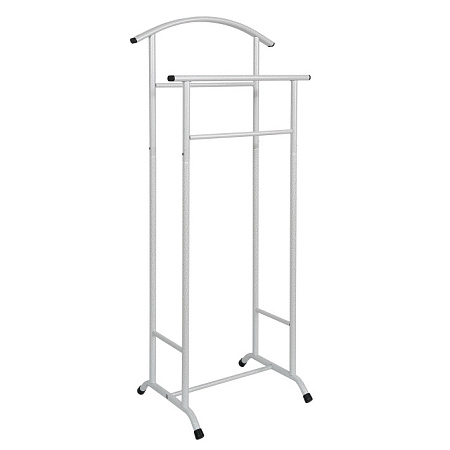 Вешалка напольная с перекладинами "Костюмная" "Стиль 3", шир.0,47м, выс.1,08м Белый ВНП 300 Б  *1