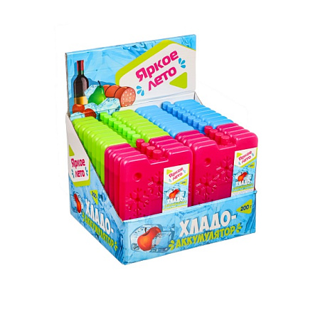 Аккумулятор холода солевой "Яркое лето" 200мл 155х11х108мм 118-091 *1/48