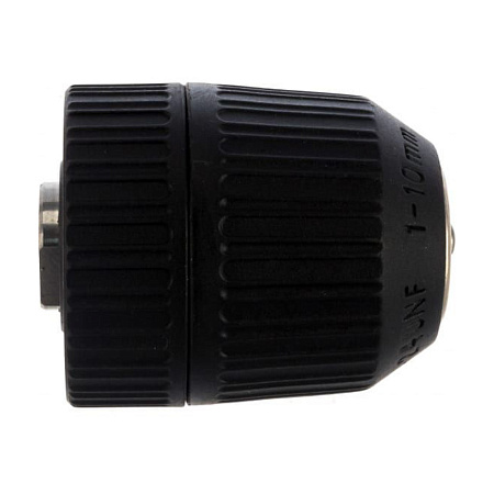 Патрон для дрели 10мм БЗП резьба 3/8" корпус пластик (2907-10-3/8) ЗУБР  *1/6/36