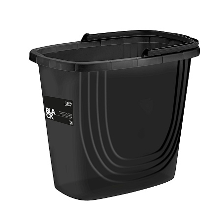 Ведро д/мытья пола пластм. 10л прямоуольное "Blac" 325х200мм,h-280 SC111710621 "Spin Clean"*1/10