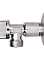 Кран шаровый для бытовой техники угловой 1/2"(Ø15) П/П MP (080441) *1/100
