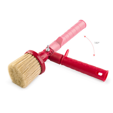 Кисть круглая "Мастер" КМ-80 (с изгибателем) натуральная щетина пластиковая ручка Акор *1/24