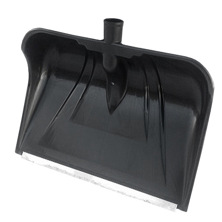 Лопата снегоуб пластик 445*330 с планкой без черенка "СНЕЖНАЯ КОРОЛЕВА" PROTEX  *1/20